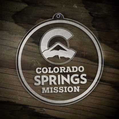 Colorado Colorado Springs Mission Christmas Ornament - Latter-Day Saint LDS Missionary Gift - Book of Mormon