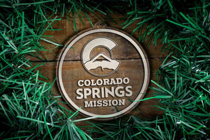 Colorado Colorado Springs Mission Christmas Ornament - Latter-Day Saint LDS Missionary Gift - Book of Mormon