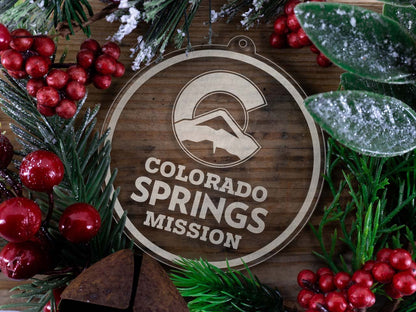 Colorado Colorado Springs Mission Christmas Ornament - Latter-Day Saint LDS Missionary Gift - Book of Mormon