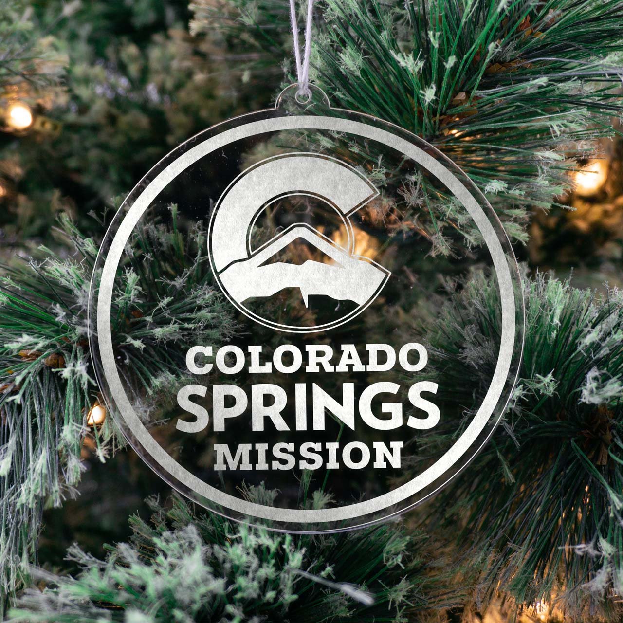 Colorado Colorado Springs Mission Christmas Ornament - Latter-Day Saint LDS Missionary Gift - Book of Mormon
