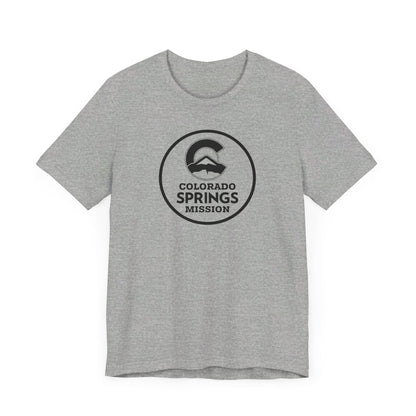 Colorado Colorado Springs Mission Circular Monochrome Logo T-Shirt - Latter-Day Saint LDS Missionary Gift - Book of Mormon