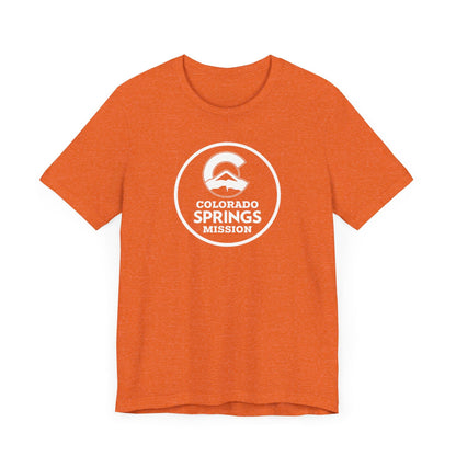 Colorado Colorado Springs Mission Circular Monochrome Logo T-Shirt - Latter-Day Saint LDS Missionary Gift - Book of Mormon