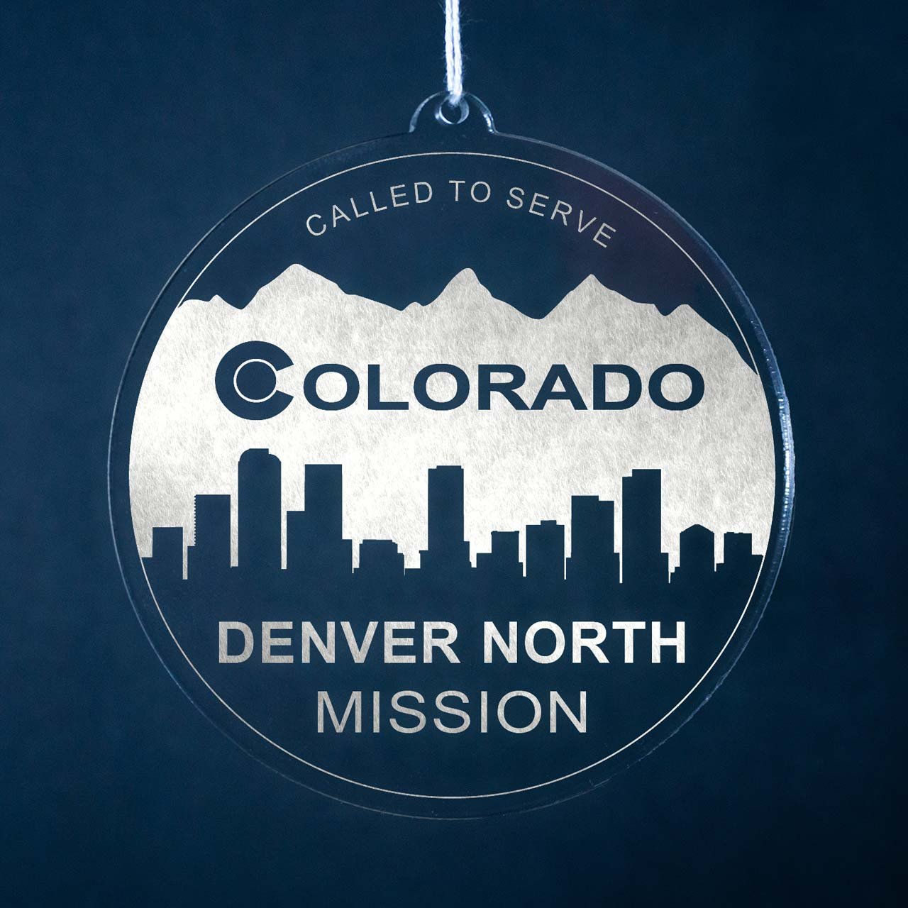 Colorado Denver North Mission Christmas Ornament - Latter-Day Saint LDS Missionary Gift - Book of Mormon