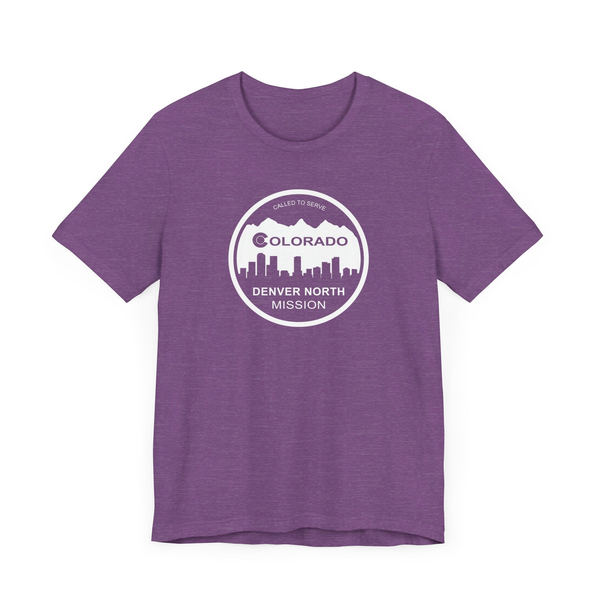Colorado Denver North Mission Circular Monochrome Logo T-Shirt - Latter-Day Saint LDS Missionary Gift - Book of Mormon