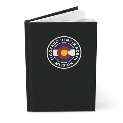 Colorado Denver North Mission Logo Design Black Hardcover Journal Matte - Latter-Day Saint LDS Missionary Gift - Book of Mormon