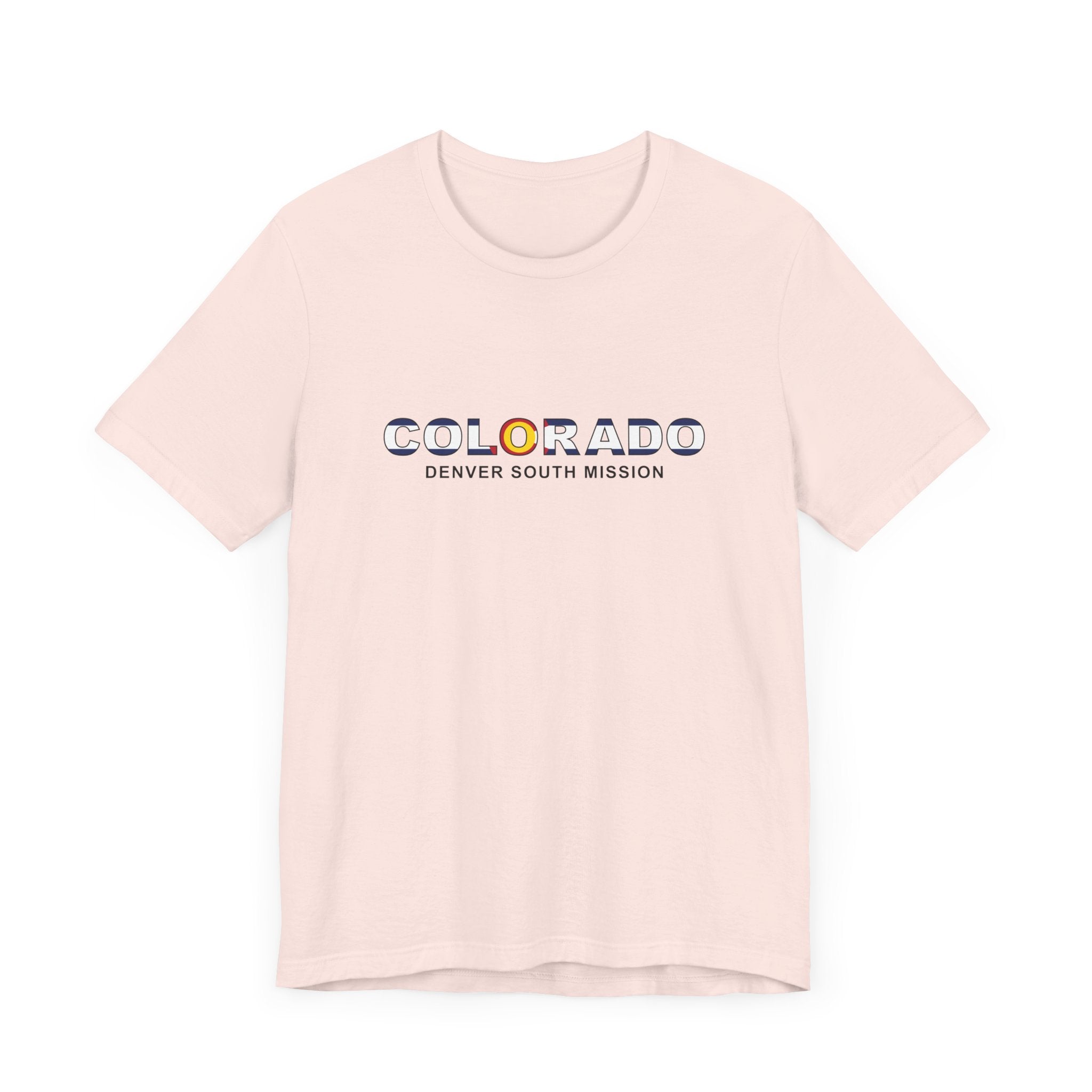 Colorado Denver South Mission Flag Title T-shirt - Latter-Day Saint LDS Missionary Gift - Book of Mormon
