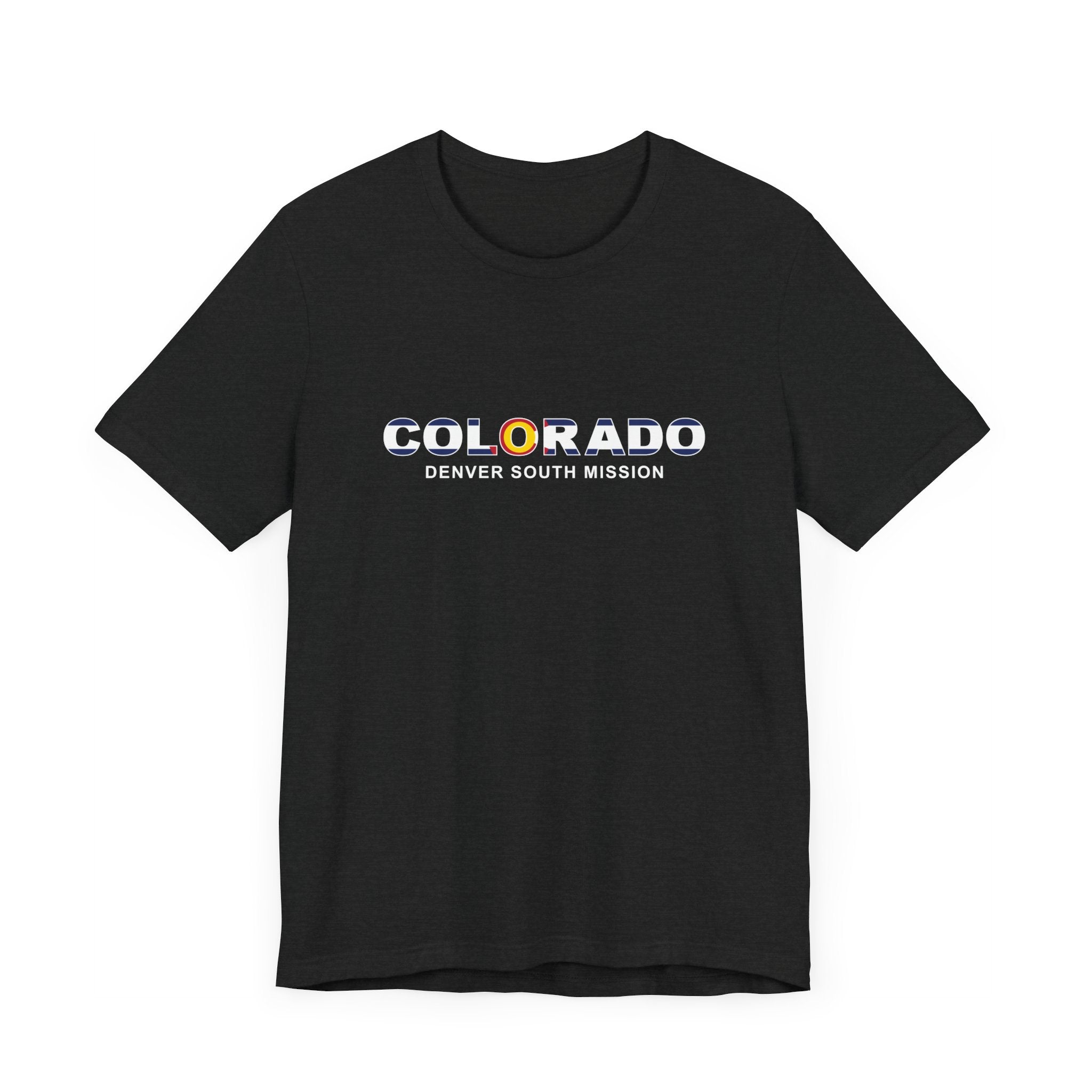 Colorado Denver South Mission Flag Title T-shirt - Latter-Day Saint LDS Missionary Gift - Book of Mormon