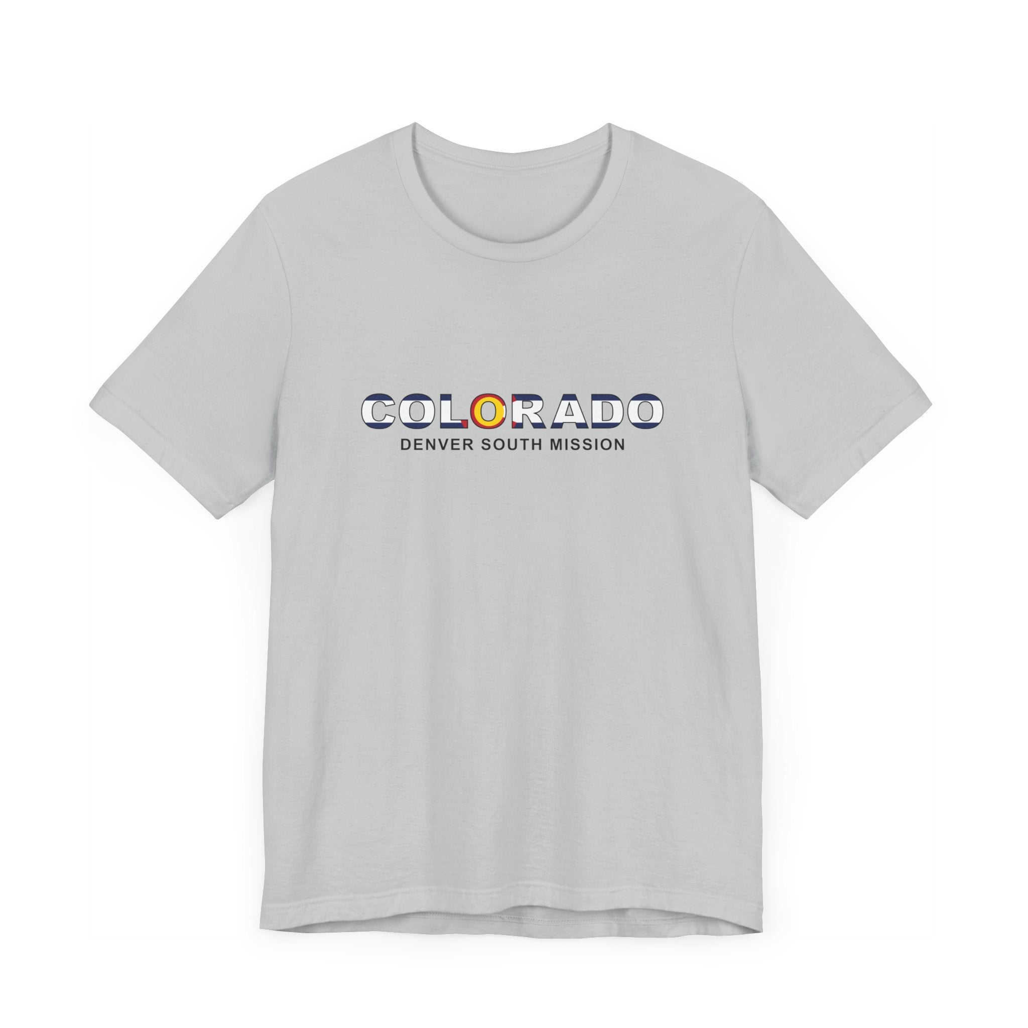 Colorado Denver South Mission Flag Title T-shirt - Latter-Day Saint LDS Missionary Gift - Book of Mormon