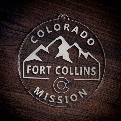Colorado Fort Collins Mission Christmas Ornament - Latter-Day Saint LDS Missionary Gift - Book of Mormon