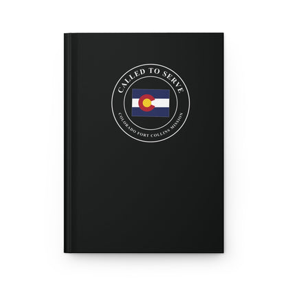 Colorado Fort Collins Mission Flag Map Called to Serve Black Hardcover Journal Matte - Latter-Day Saint LDS Missionary Gift - Book of Mormon