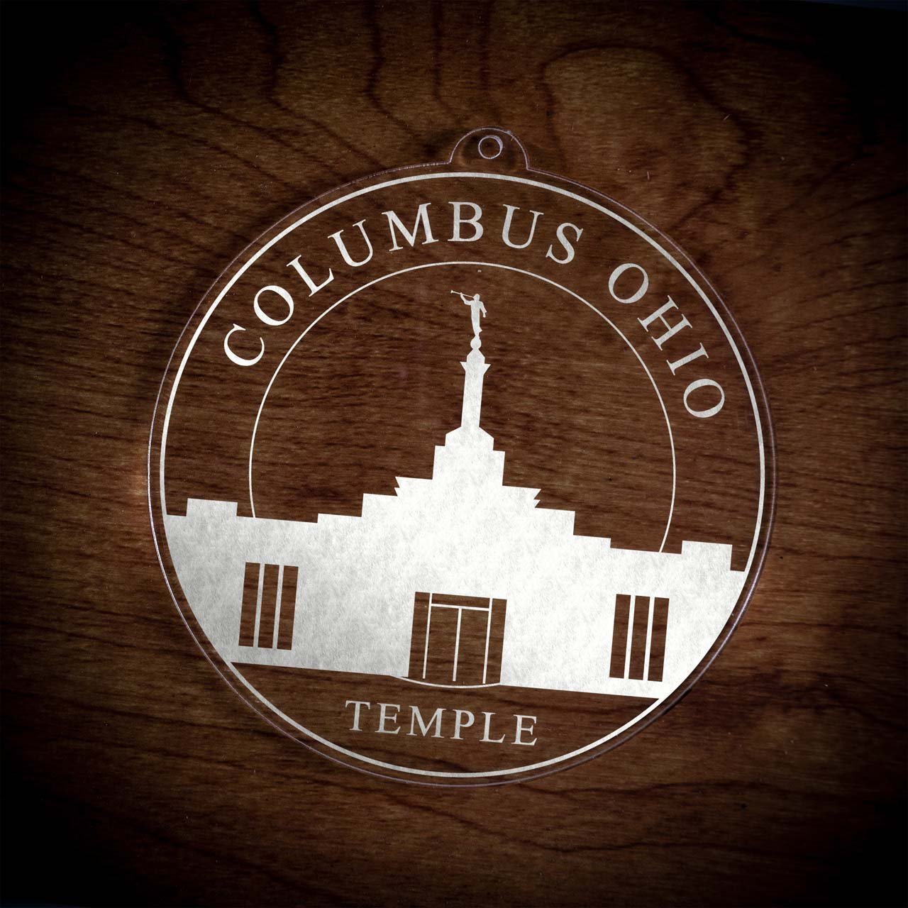 Columbus Ohio Temple Christmas Ornament - Latter-Day Saint LDS Missionary Gift - Book of Mormon