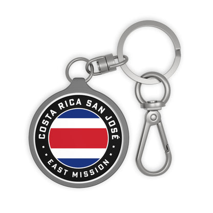 Costa Rica San Jose East Mission Circle Flag Key Tag - Latter-Day Saint LDS Missionary Gift - Book of Mormon