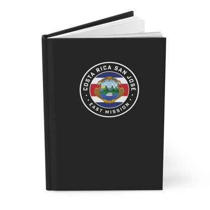 Costa Rica San Jose East Mission Logo Design Black Hardcover Journal Matte - Latter-Day Saint LDS Missionary Gift - Book of Mormon