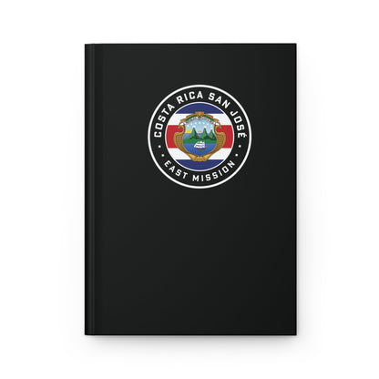 Costa Rica San Jose East Mission Logo Design Black Hardcover Journal Matte - Latter-Day Saint LDS Missionary Gift - Book of Mormon