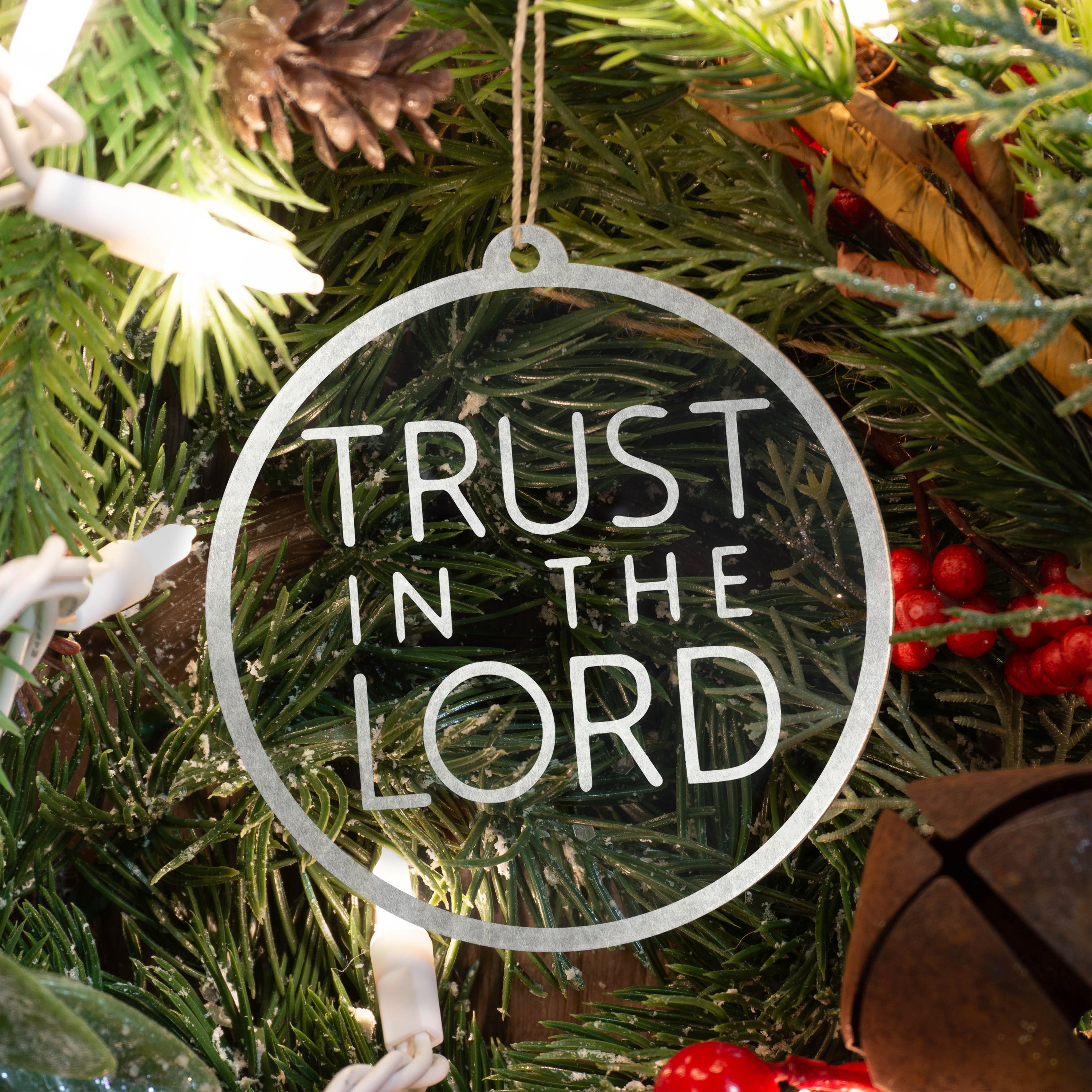 Set of Trust In The Lord Ornaments