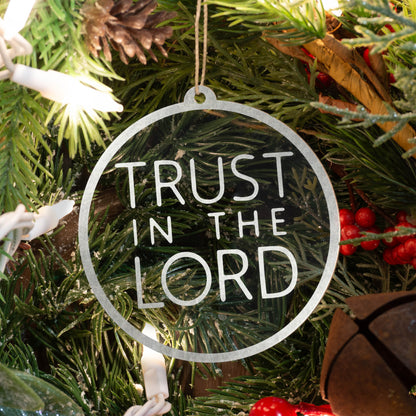Set of Trust In The Lord Ornaments