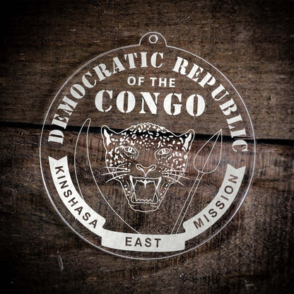 Democratic Republic of the Congo Kinshasa East Mission Christmas Ornament - Latter-Day Saint LDS Missionary Gift - Book of Mormon