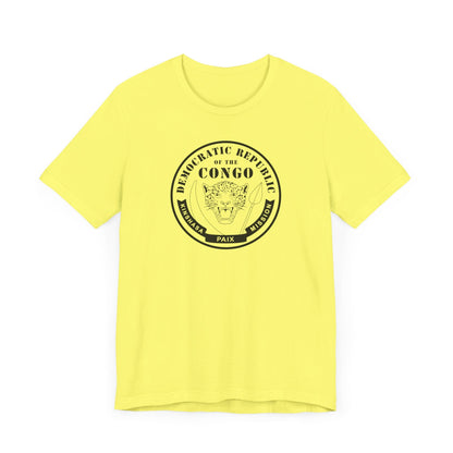 Democratic Republic of the Congo Kinshasa East Mission Circular Monochrome Logo T-Shirt - Mission Wishlist - LDS Missionary Gift Store