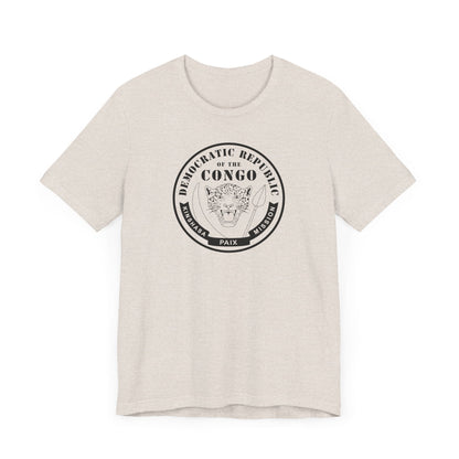 Democratic Republic of the Congo Kinshasa East Mission Circular Monochrome Logo T-Shirt - Mission Wishlist - LDS Missionary Gift Store