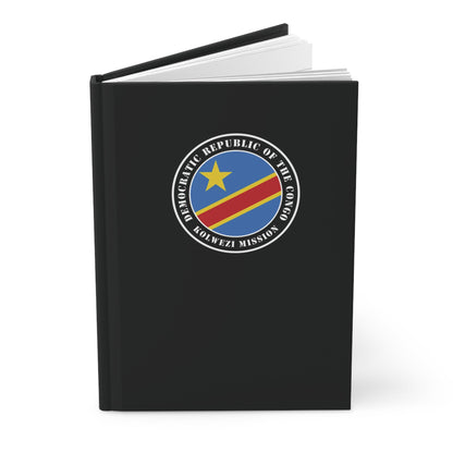 Democratic Republic of the Congo Kolwezi Mission Logo Design Black Hardcover Journal Matte - Latter-Day Saint LDS Missionary Gift - Book of Mormon