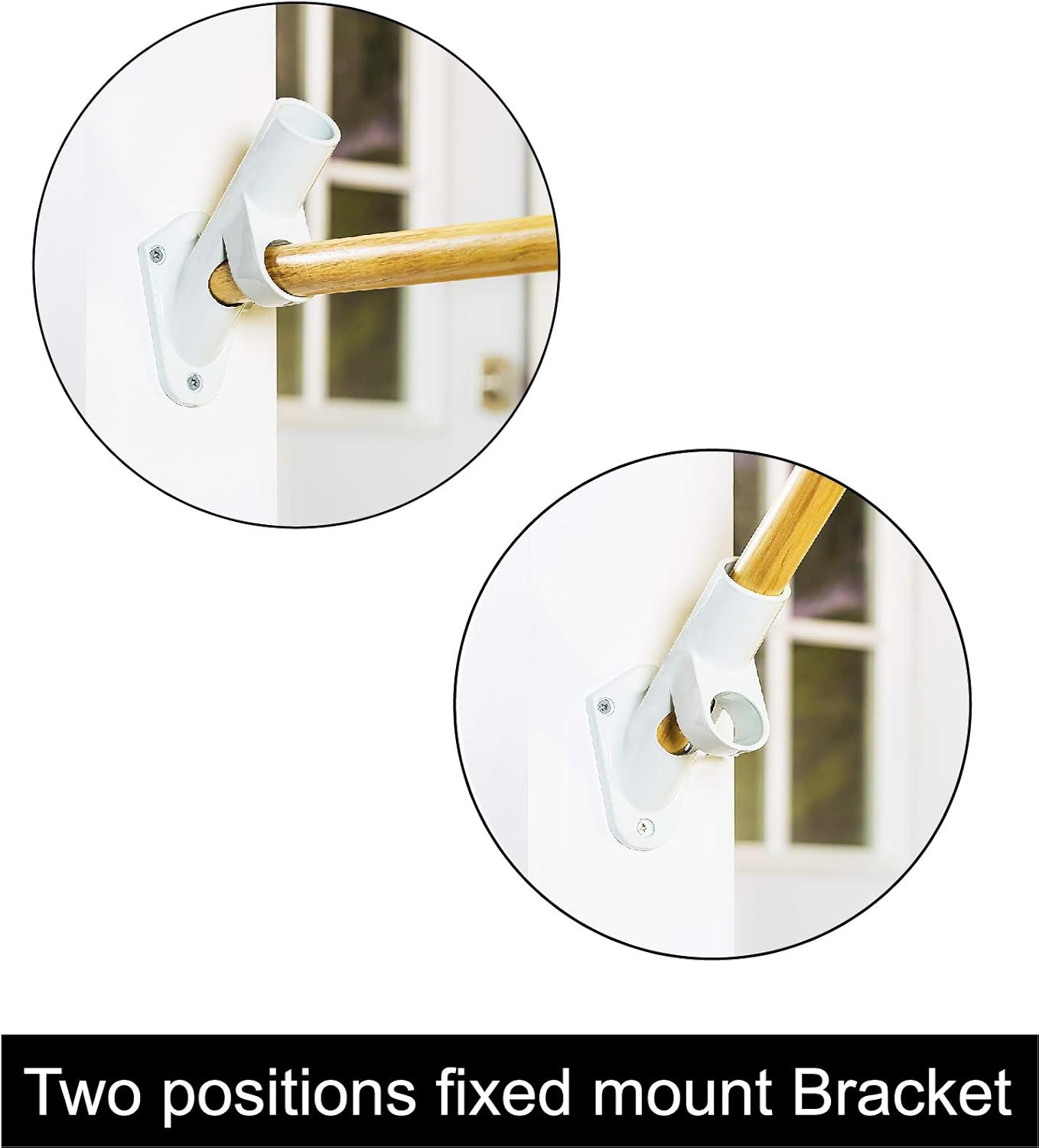 G128 Two Position Fixed Wall Mount Bracket For Flag (NO Flagpole, NO Flag included)