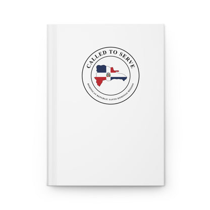 Dominican Republic Santo Domingo Mission Flag Map Called to Serve White Hardcover Journal Matte - Latter-Day Saint LDS Missionary Gift - Book of Mormon