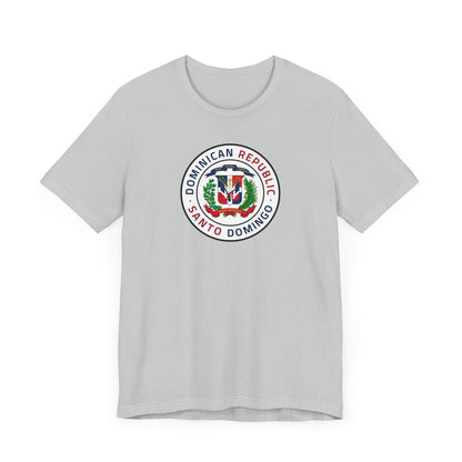 Dominican Republic Santo Domingo West Mission Flag Logo (White Border) T-shirt - Latter-Day Saint LDS Missionary Gift - Book of Mormon