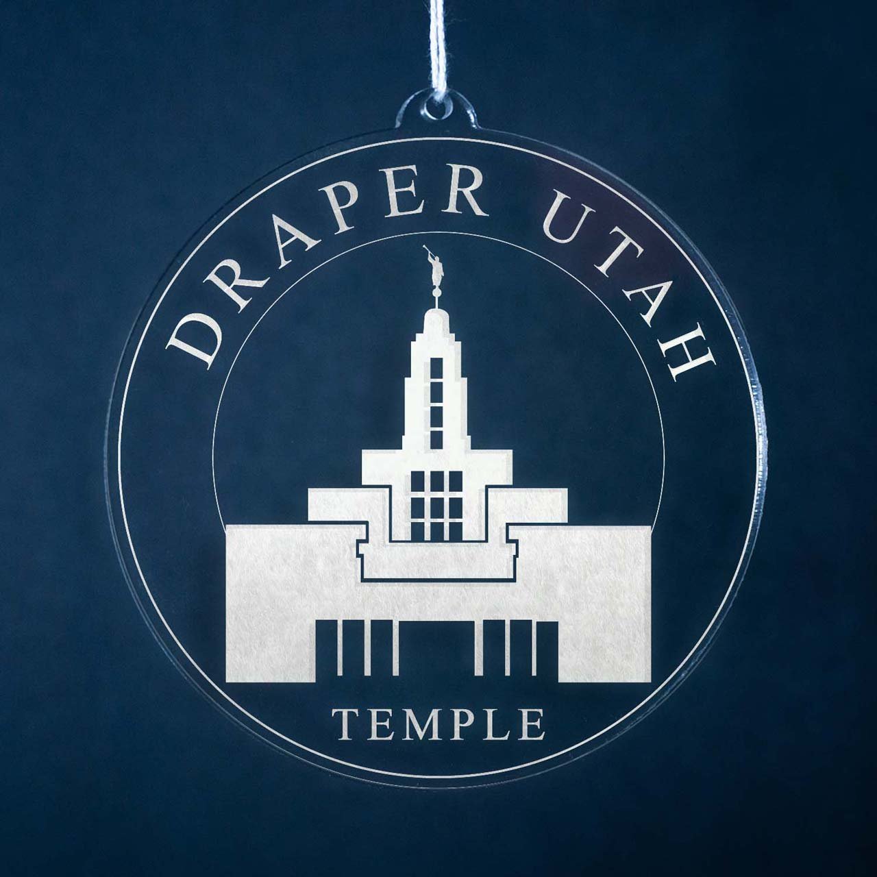 Draper Utah Temple Christmas Ornament - Latter-Day Saint LDS Missionary Gift - Book of Mormon