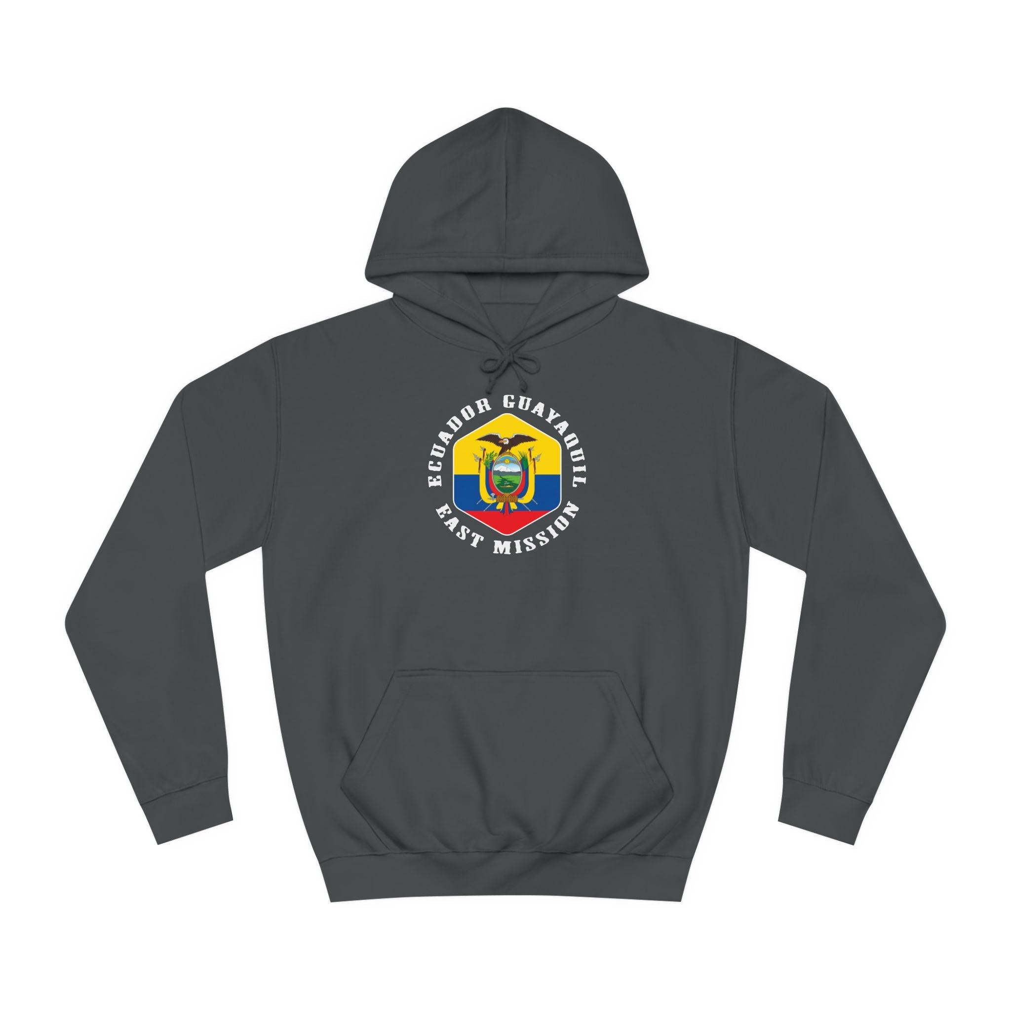 Ecuador Guayaquil East Mission Flag Logo (White Border) College Hoodie - Latter-Day Saint LDS Missionary Gift - Book of Mormon