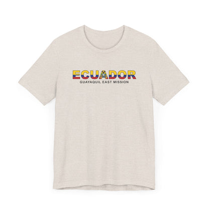 Ecuador Guayaquil East Mission Flag Title T-shirt - Latter-Day Saint LDS Missionary Gift - Book of Mormon