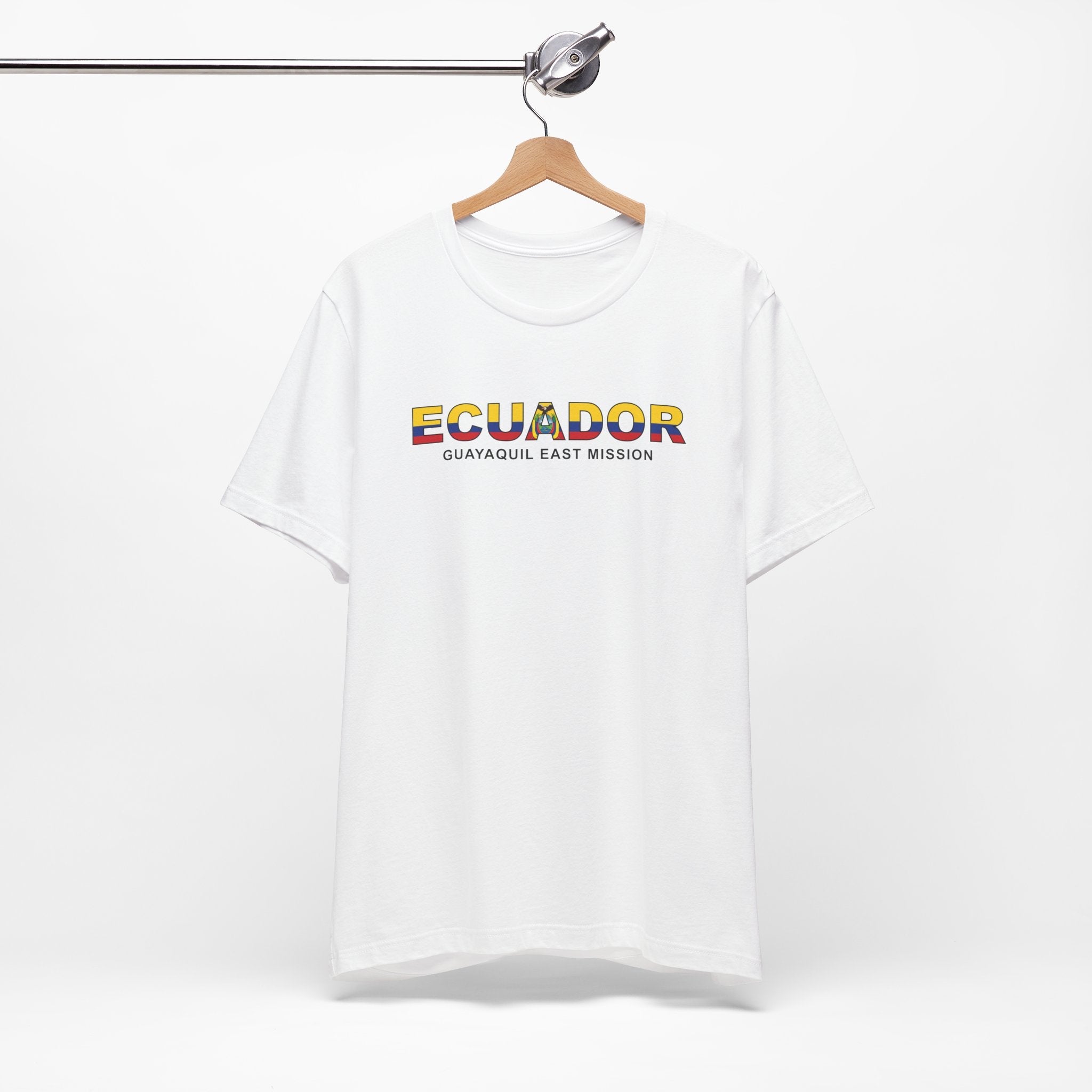 Ecuador Guayaquil East Mission Flag Title T-shirt - Latter-Day Saint LDS Missionary Gift - Book of Mormon