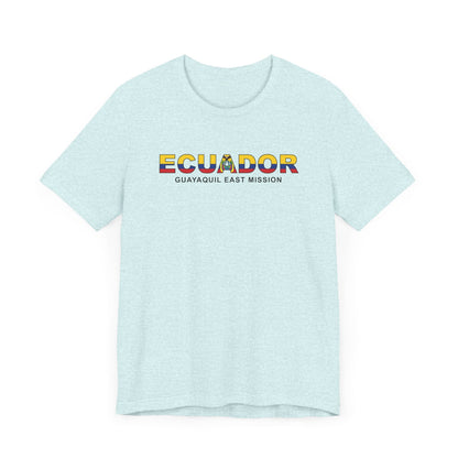 Ecuador Guayaquil East Mission Flag Title T-shirt - Latter-Day Saint LDS Missionary Gift - Book of Mormon