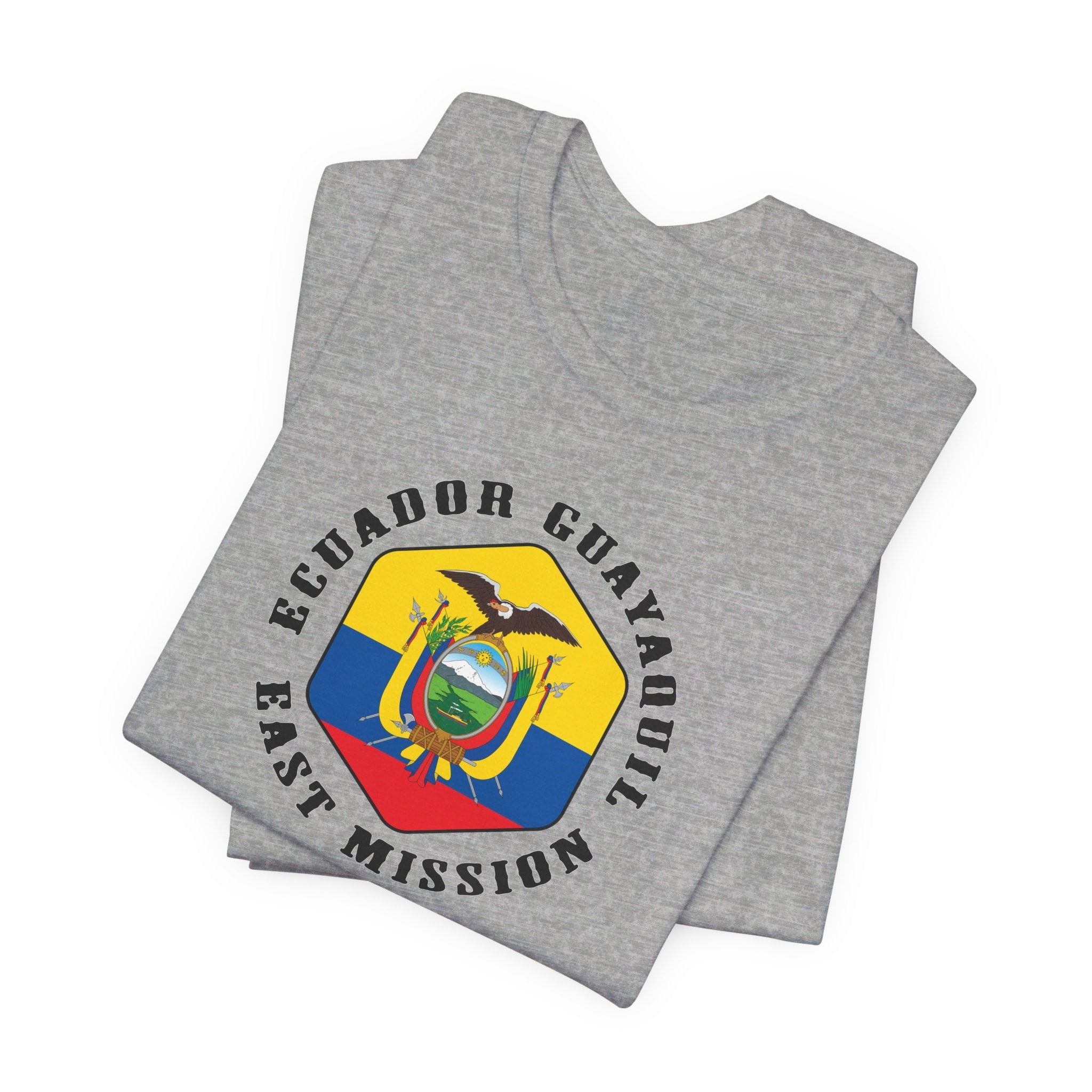 Ecuador Guayaquil East Mission Hexagonal Flag T-shirt - Latter-Day Saint LDS Missionary Gift - Book of Mormon