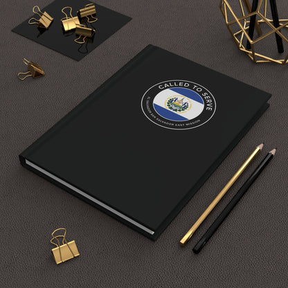 El Salvador San Salvador East Mission Circle Flag Called to Serve Black Hardcover Journal Matte - Mission Wishlist - LDS Missionary Gift Store