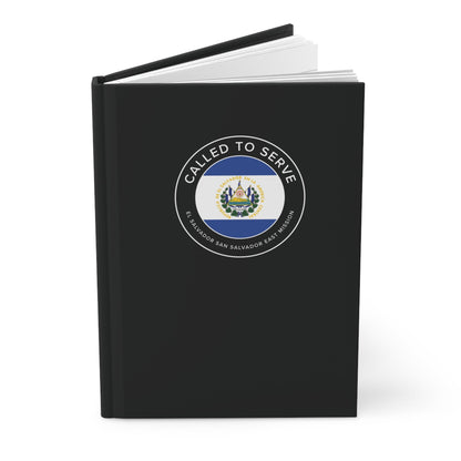 El Salvador San Salvador East Mission Circle Flag Called to Serve Black Hardcover Journal Matte - Mission Wishlist - LDS Missionary Gift Store