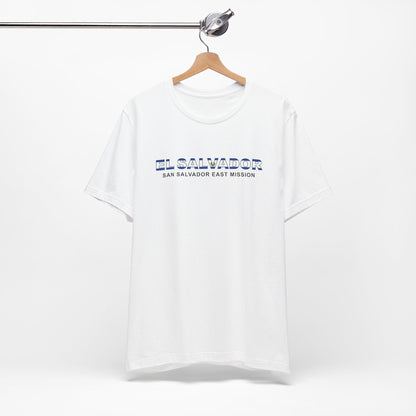 El Salvador San Salvador East Mission Flag Title T-shirt - Latter-Day Saint LDS Missionary Gift - Book of Mormon