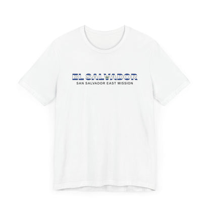 El Salvador San Salvador East Mission Flag Title T-shirt - Latter-Day Saint LDS Missionary Gift - Book of Mormon