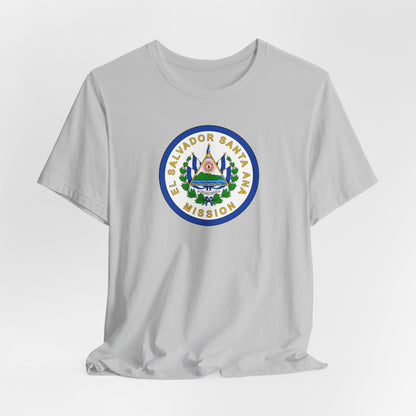 El Salvador Santa Ana Mission Flag Logo (White Border) T-shirt - Latter-Day Saint LDS Missionary Gift - Book of Mormon