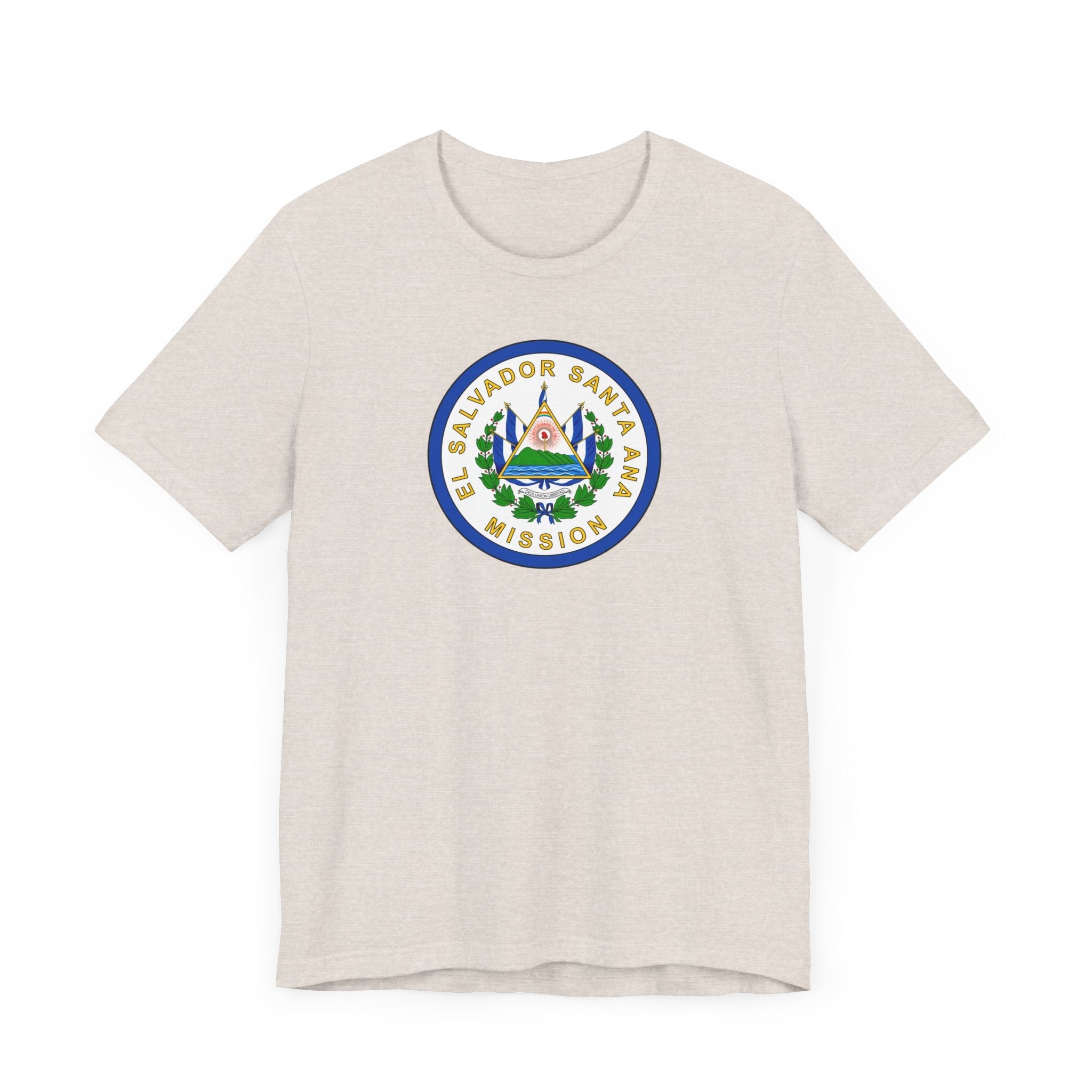 El Salvador Santa Ana Mission Flag Logo (White Border) T-shirt - Latter-Day Saint LDS Missionary Gift - Book of Mormon