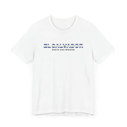 El Salvador Santa Ana Mission Flag Title T-shirt - Latter-Day Saint LDS Missionary Gift - Book of Mormon