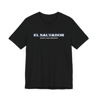 El Salvador Santa Ana Mission Flag Title T-shirt - Latter-Day Saint LDS Missionary Gift - Book of Mormon