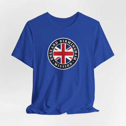 England Birmingham Mission Flag Logo (Black Border) T-shirt - Latter-Day Saint LDS Missionary Gift - Book of Mormon