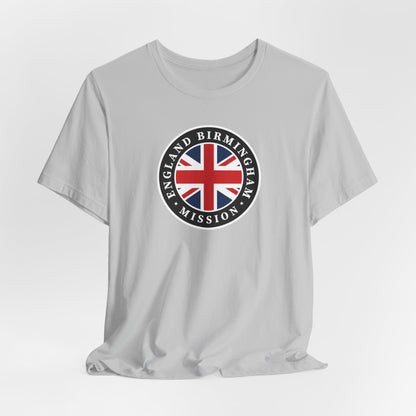 England Birmingham Mission Flag Logo (Black Border) T-shirt - Latter-Day Saint LDS Missionary Gift - Book of Mormon