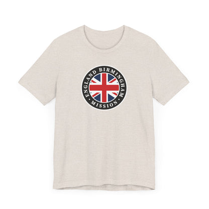 England Birmingham Mission Flag Logo (Black Border) T-shirt - Latter-Day Saint LDS Missionary Gift - Book of Mormon