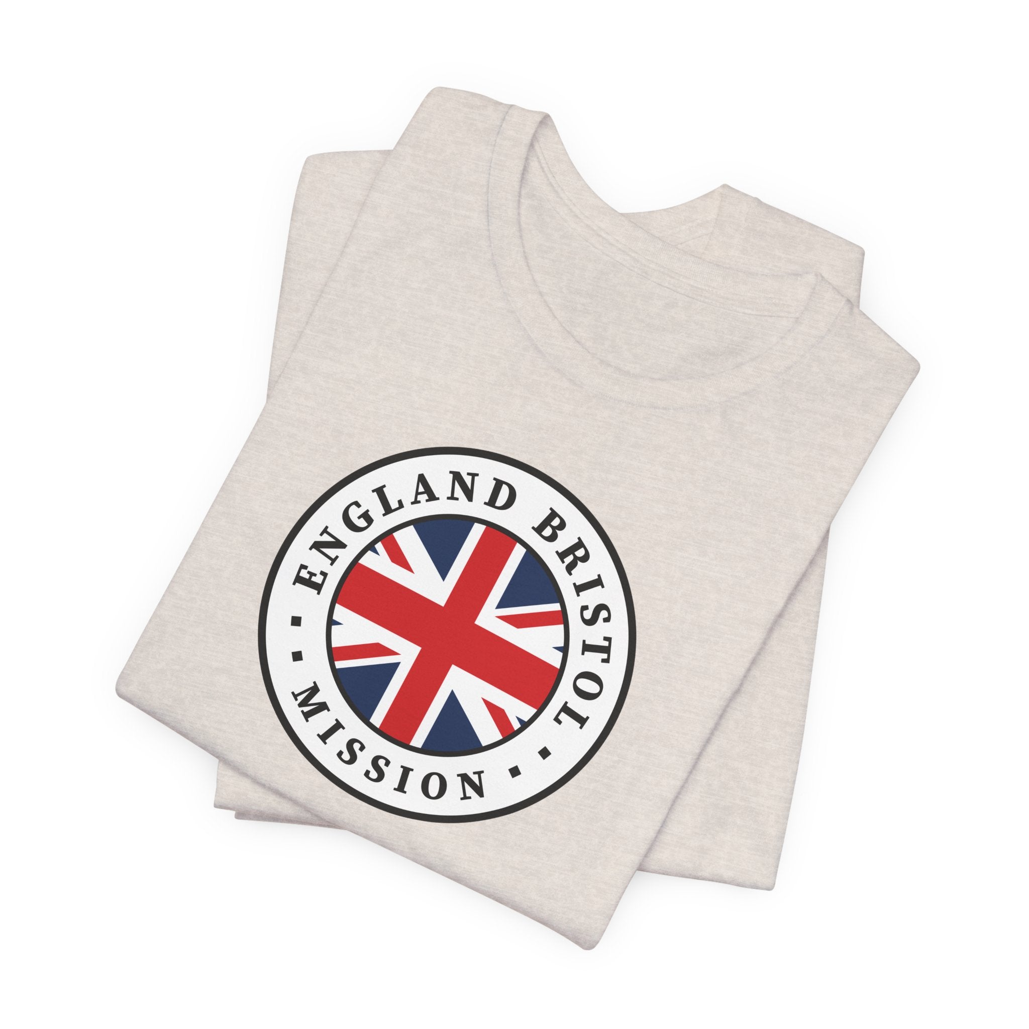 England Bristol Mission Flag Logo (White Border) T-shirt - Latter-Day Saint LDS Missionary Gift - Book of Mormon