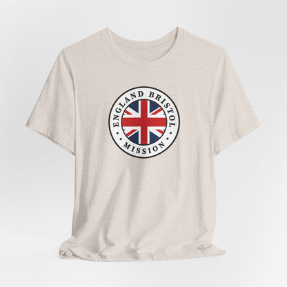 England Bristol Mission Flag Logo (White Border) T-shirt - Latter-Day Saint LDS Missionary Gift - Book of Mormon