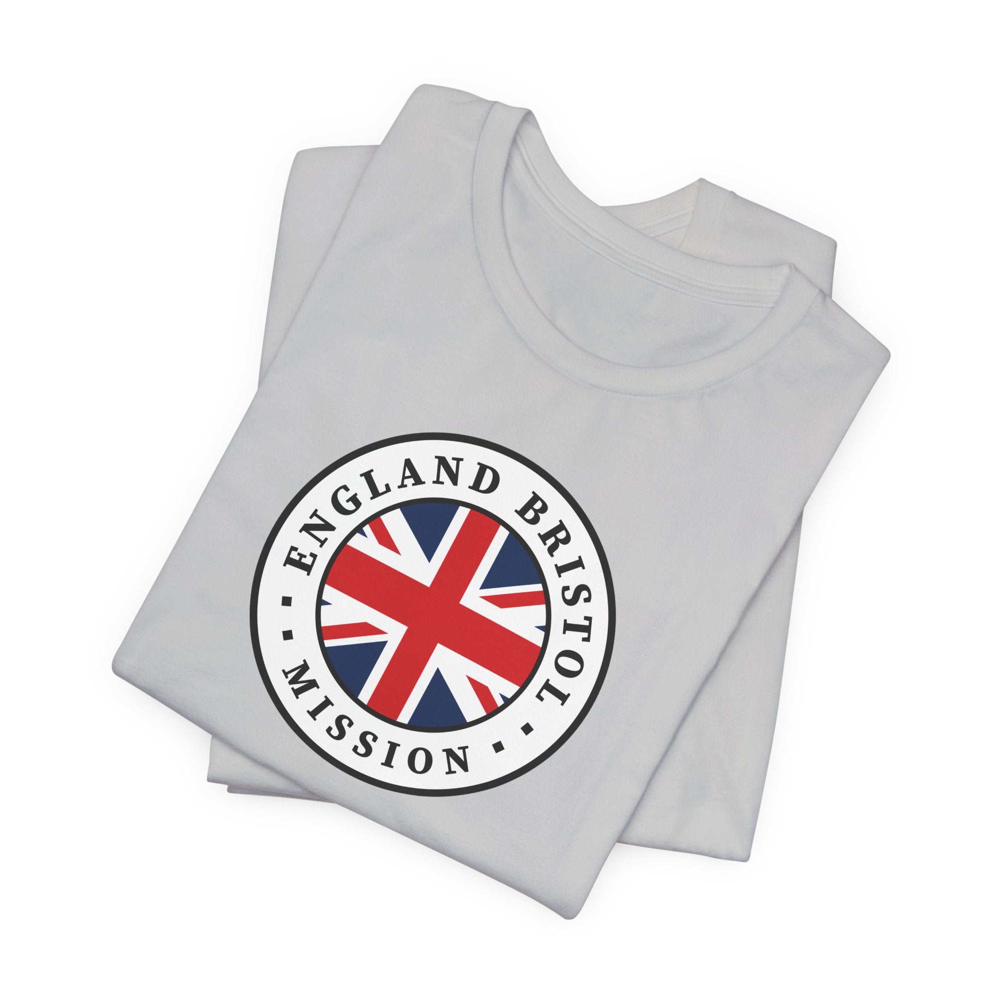 England Bristol Mission Flag Logo (White Border) T-shirt - Latter-Day Saint LDS Missionary Gift - Book of Mormon