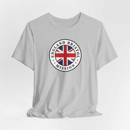 England Bristol Mission Flag Logo (White Border) T-shirt - Latter-Day Saint LDS Missionary Gift - Book of Mormon