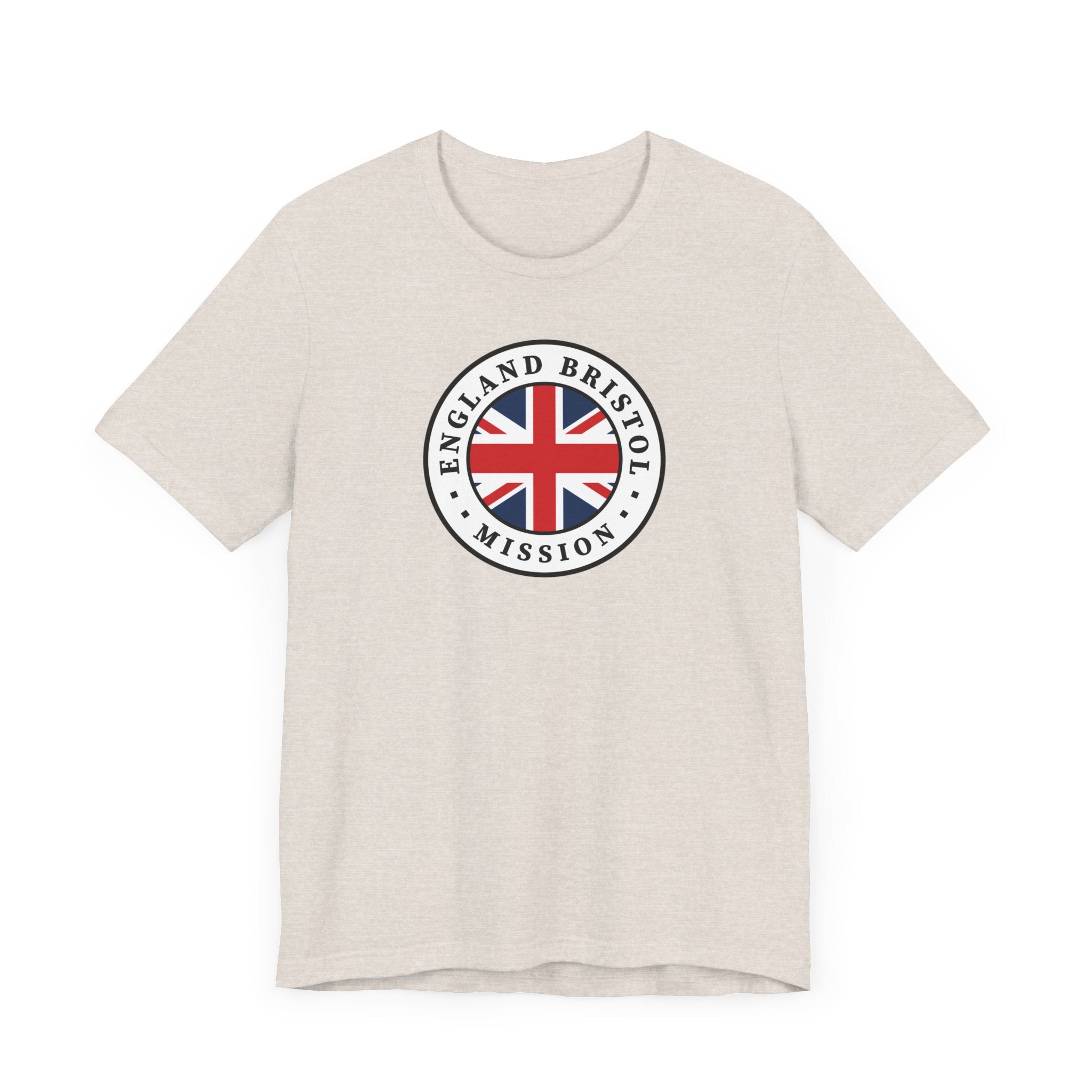 England Bristol Mission Flag Logo (White Border) T-shirt - Latter-Day Saint LDS Missionary Gift - Book of Mormon