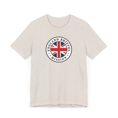 England Bristol Mission Flag Logo (White Border) T-shirt - Latter-Day Saint LDS Missionary Gift - Book of Mormon